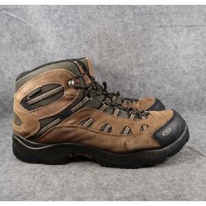 Hi Tec Shoes Mens 12 Hiking Boot Leather Waterproof Lace Up Combat Utility Brown